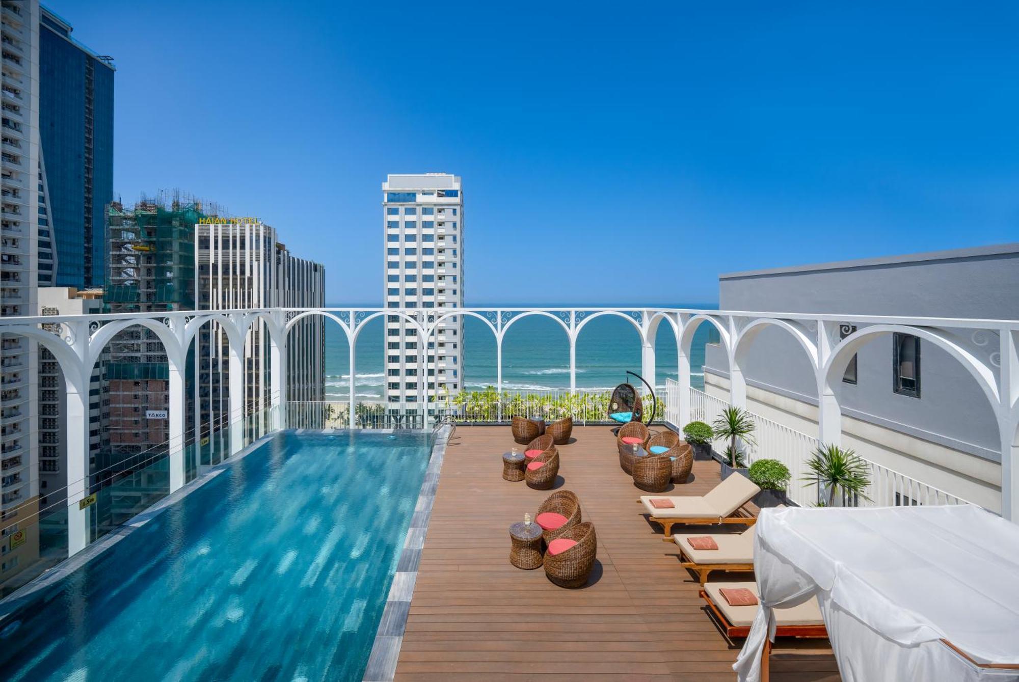 Golden Lotus Luxury Hotel Danang - Complimentary Daily Afternoon Tea Exterior foto