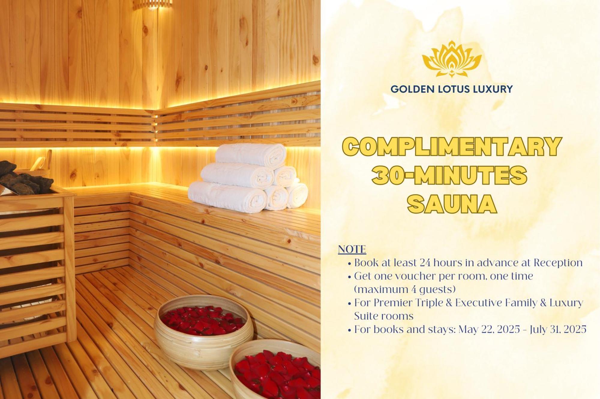 Golden Lotus Luxury Hotel Danang - Complimentary Daily Afternoon Tea Exterior foto